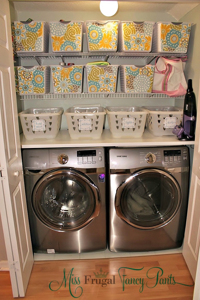 Laundry Room Closet Makeover