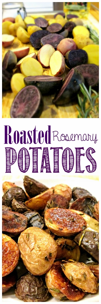 Easy Beginner Roasted Rosemary Potatoes | missfrugalfancypants.com