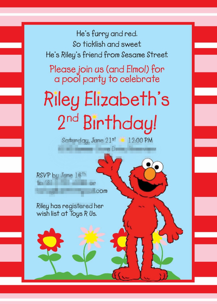 Elmo Birthday Party Miss Frugal Fancy