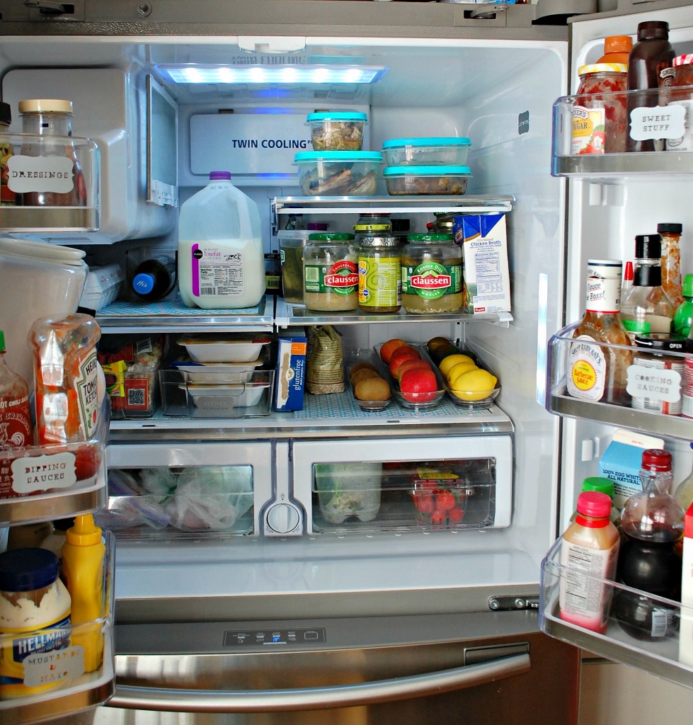 Fridge Organization to Reduce Waste | missfrugalfancypants.com