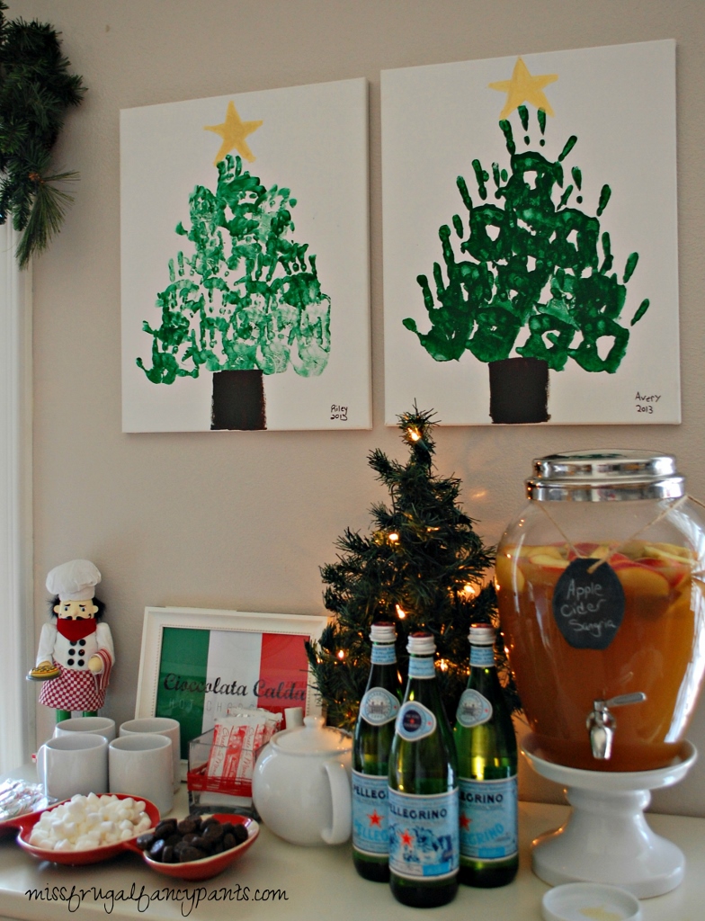 Italian Christmas Party Ideas | missfrugalfancypants.com