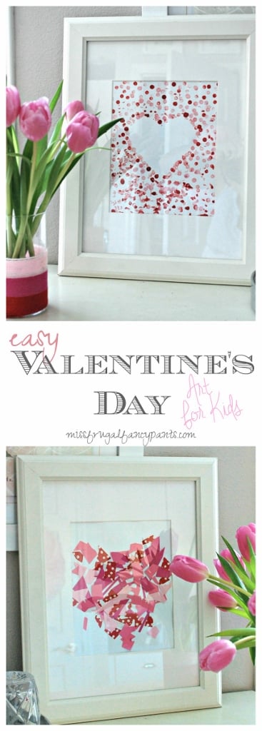 Quick & Easy Valentine's Day Crafts for Toddlers | DIY Valentine's Day Artwork | missfrugalfancypants.com