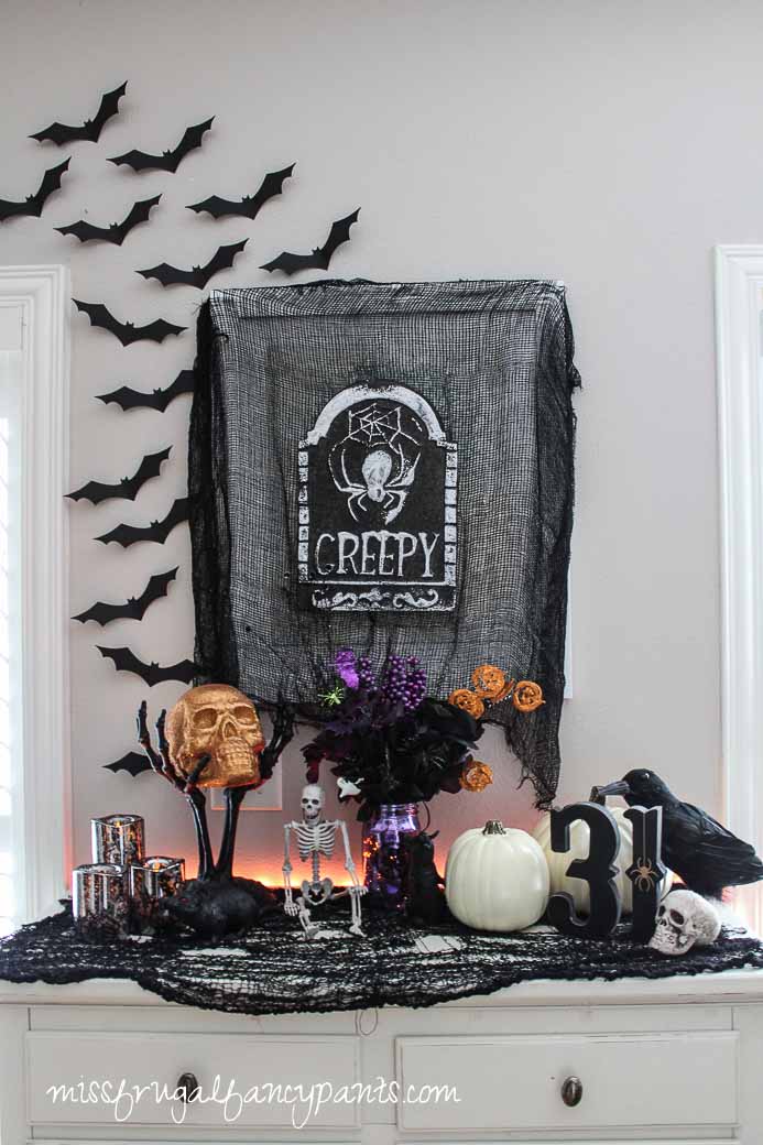 Halloween Decor with LIGHTIFY Lighting | missfrugalfancypants.com