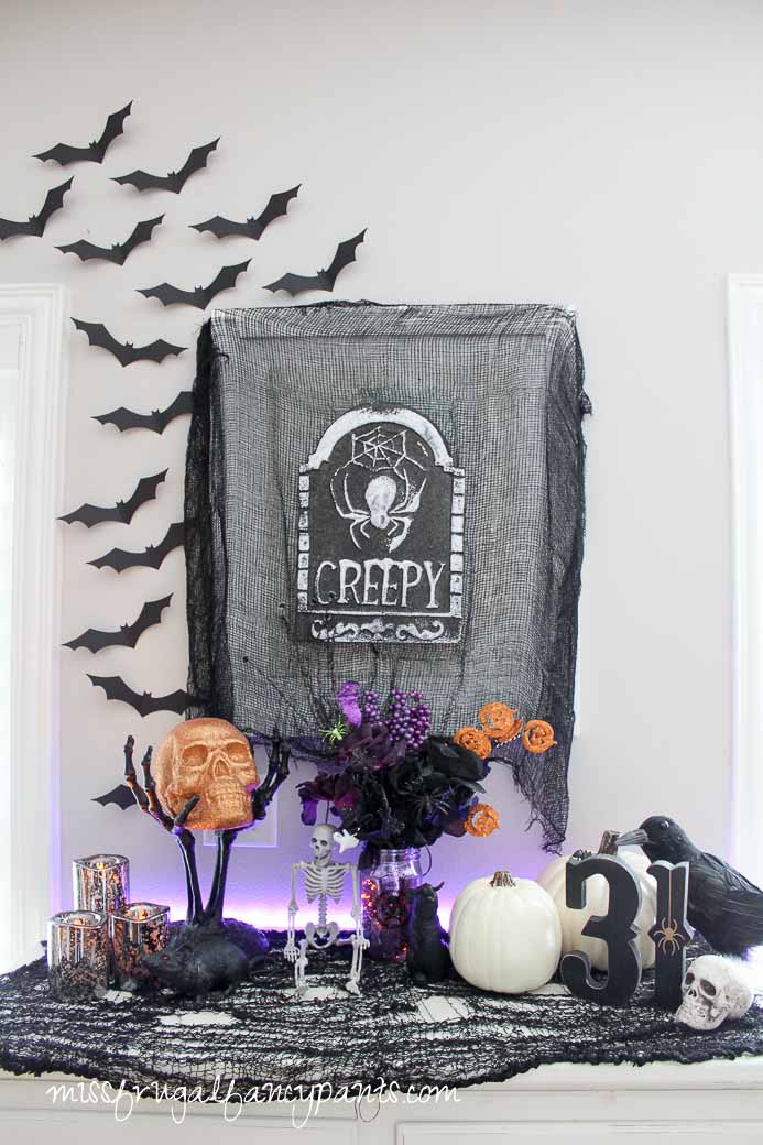 Halloween Decor with LIGHTIFY Lighting | missfrugalfancypants.com