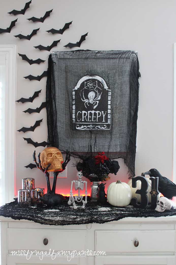 Halloween Decor with LIGHTIFY Lighting | missfrugalfancypants.com