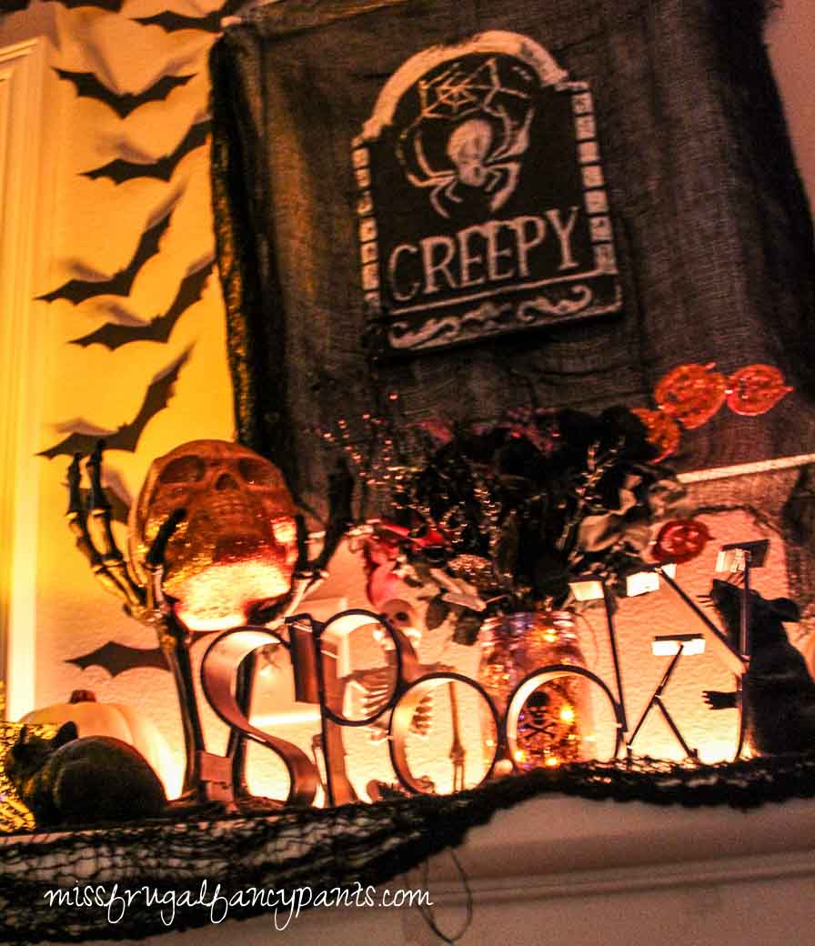 Halloween Decor with LIGHTIFY Lighting | missfrugalfancypants.com