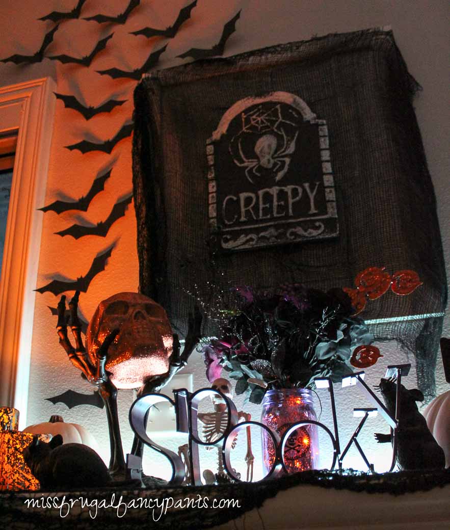 Halloween Decor with LIGHTIFY Lighting | missfrugalfancypants.com