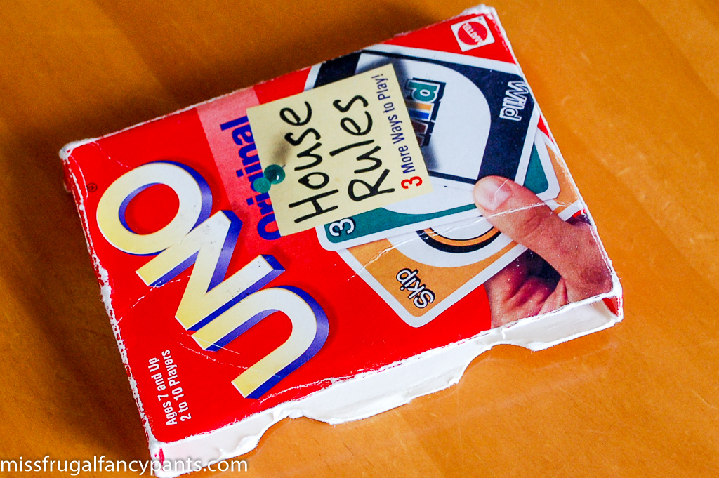 DIY Uno Cards Replacement Box | missfrugalfancypants.com