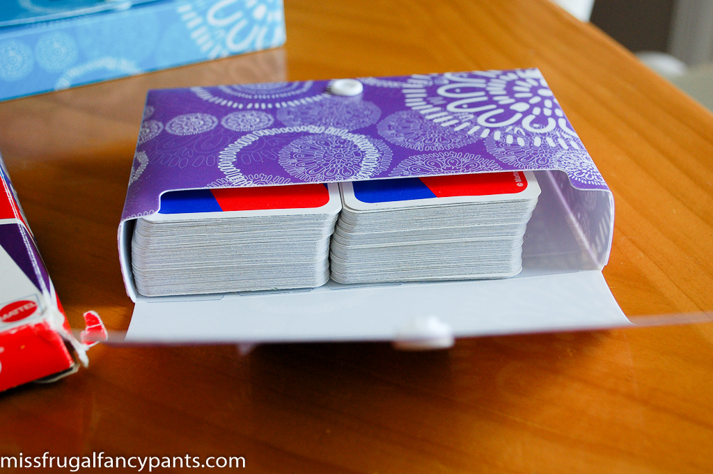 DIY Uno Cards Replacement Box | missfrugalfancypants.com