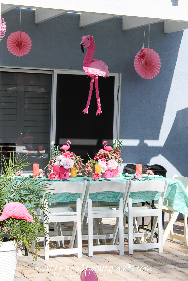 Lilly Pulitzer | Cabana Party | Flamingo Birthday Party | missfrugalfancypants.com