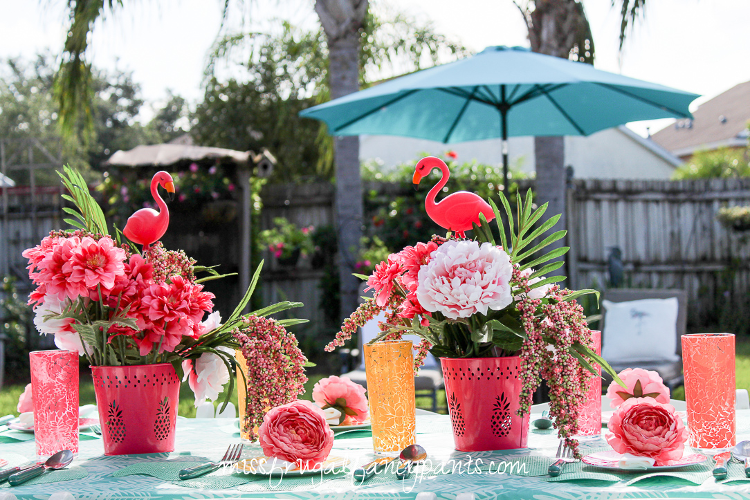 Lilly Pulitzer | Cabana Party | Flamingo Birthday Party | missfrugalfancypants.com