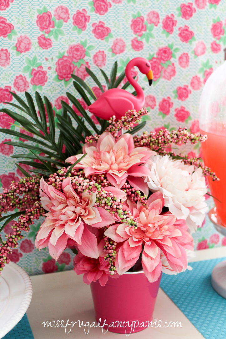 Lilly Pulitzer | Cabana Party | Flamingo Birthday Party | missfrugalfancypants.com