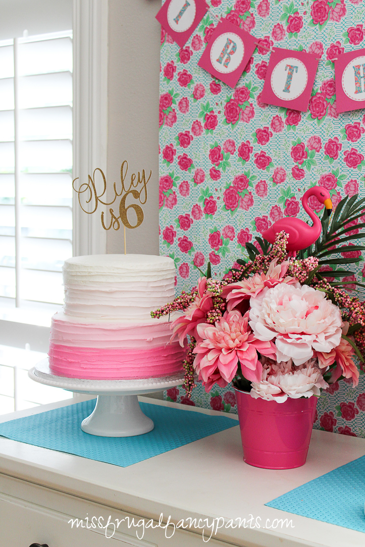 Lilly Pulitzer | Cabana Party | Flamingo Birthday Party | missfrugalfancypants.com