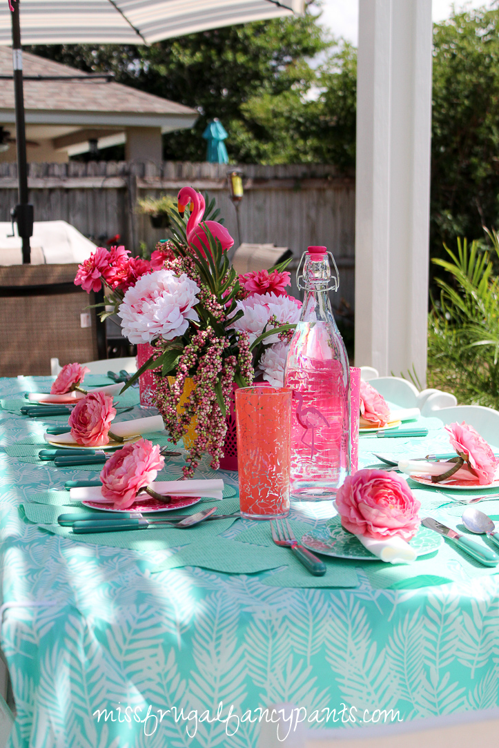 Lilly Pulitzer | Cabana Party | Flamingo Birthday Party | missfrugalfancypants.com