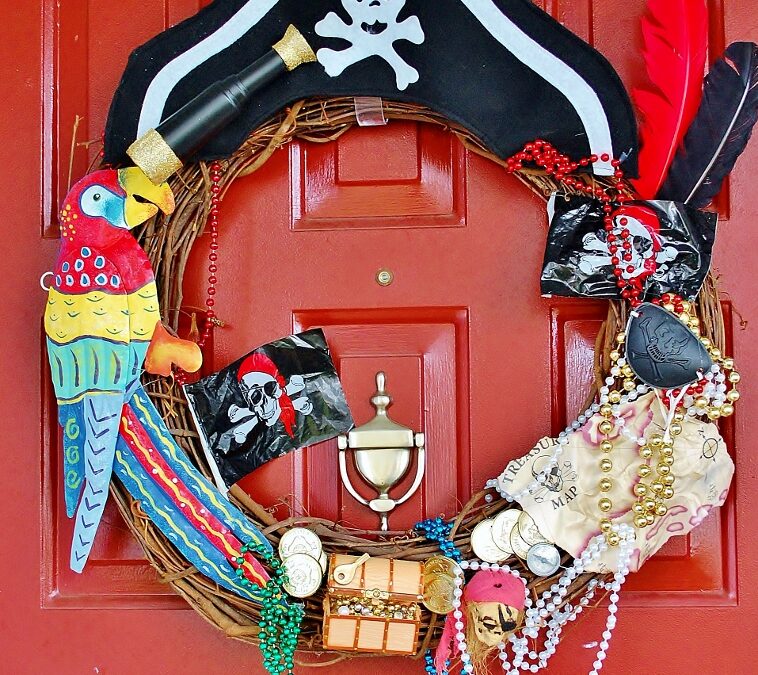 An Affordable DIY Gasparilla Wreath